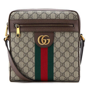 Gucci Ophidia GG messenger bag GG Supreme brown leather